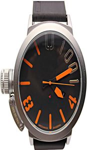 Custodia nera uomo sport sport grande barca argentata in gomma nera classica round 2813 meccanica automatica a sinistra u orologi maschi polso polso9269131