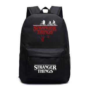 Taschen Fremde Things School Tasche Fashion Anime Mochila Stranger Things Backpack Jungen Mädchen Laptop Rucksack Rücks an die Schule Tasche Geschenk