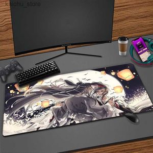 Mouse Pads Bilek Rests XXL Mouse Pad 900400mm Mo Dao Zu Shi PC Oyuncu Halı Oyun Aksesuarları Sevimli Masa Mat Masası Masa Masası Mousepad Ofis Halı Mausepad Mats Y240419