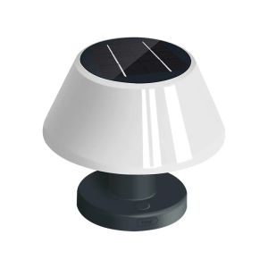 Luci Lampada da tavolo solare a LED con pannello solare USB ricaricabile per scrivania interno decorazione 4 luminosità da scrivania solare esterna