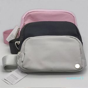 LL Mini Belt Bag Bag Outdoor Crossbody Bag Women Men Men Weist Bags Admable Strap Zip Fanny Pack33