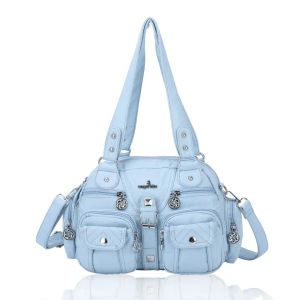 Sacchetti angelkiss women borse satchel borse tophandle borse a spalla per gnocchi pacchetto multipocchi