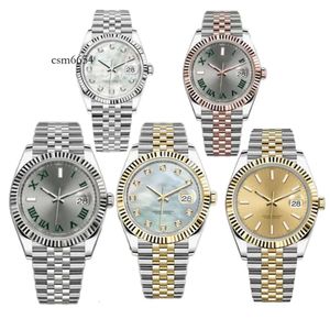Lyxdesigner AAA Quality Mens Watch Womens Watches Relojes 41mm Automatisk rörelse Fashion Waterproof Sapphire Design Montres Armbanduhr Gifts Couples Watchs