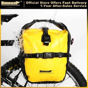 Rhinowalk 20l Fahrrad Pannier Bag Bike wasserdicht tragbarer Fahrradbeutel Großer Speicher Trunk Pack Cycling -Reisezyklus 1pc oder 2 PCs 240412