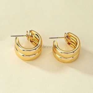 Other Geometric Stud Earrings Jewelry Exquisite Trend Fashion Women Exaggerate Personality Accessories Party Gifts Unique RG0134 240419