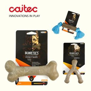 Caitec Hundespielzeug kauen Knochenspielzeug langlebig, bissfest, ideal zum Werfen und Verfolgungsjagd für kleine bis große Hunde 240418