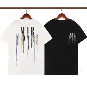 Camisetas masculinas designer de moda Menst Printed Man T-shirt Casual camisetas casuais de manga curta Hip Hop