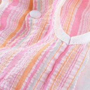 Dog Apparel Striped Pet Costume Dress Printing Soft Breathable Puppy Princess With Vertical For Shih Summer Teddy