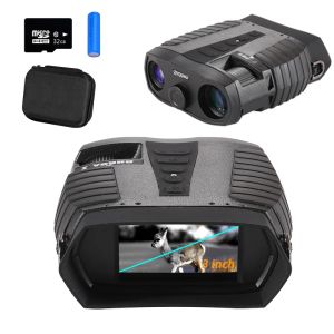 Teleskop 40x Zoom HD Night Vision Binocualrs Jakt Teleskop Digital infraröd kamera IP65 Vattentät vilda djur Observera mörker 200 m