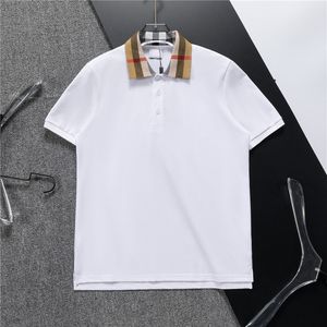 2# Summer Polos Fashion Embroidery Mens Polo Shirts Highly Quality T Shirt Men Women High Street Casual Top Tee size M-3XL #32