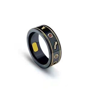 Anéis Love Double G Letter Noivado Ring Ring Mother S Day Graved Planet Abelhas Especiais Paia de Gold Bague Mens Designer de Luxo Anéis de Luxo Acesso