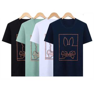 Psychological Bunny Polo T-Shirts Designer Rabbit Mens T-shirt Trendy Fashion USA High Street Short Short Thirts abbigliamento Streetwear Psyco A9oz