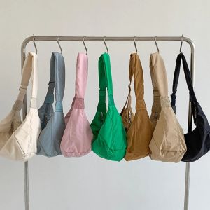 Bolsas Moda Moda Nylon Bolsa Crossbody For Women Bags de ombro de grande capacidade Tote Lady Travel Shop Bag feminina Bag feminina