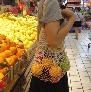 1pcs grandes bolsas de algodão bolsas de compra de malha dobrável Bolsa de compras da rede de compras Bolsa de armazenamento de frutas de armazenamento de frutas217b1427133