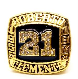 Nytt ankomst Guldpläterad 1955 1972 Roberto Clemente World Ship Ring6753348