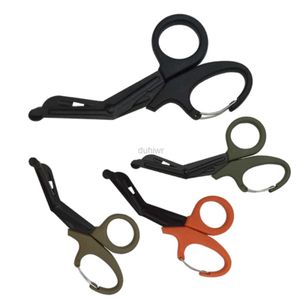 応急処置供給18.5cm EMTトラウマ包帯Shears MedicalGrncyEDC Outdoor Gear Tactical Rescue First Aid D240419