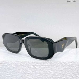 24ss Fashion Designer Womens Symbol Acetate Geometric Sunglasses Golden Frame Not Compatible with Graduated Lenses Glasses Pr160s 2024