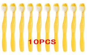 10 Pcs el disposable toothbrush and toothpaste whitening set wash mouthwash toothbrush dental supplies whole3279529