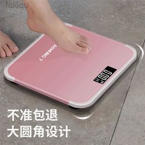 Body Weight Scales 2024 USB Body Weighing Smart Body LCD Display Glass Digital Weight Scale Bath Electronic Floor Scales Health Balance 240419