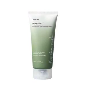 ANUA HEARTLELP PORE DEP CENTERING FOAMING FASCIAL CENSERING ANUA PORE RENSING FASSENSKAPER 150 ML Gratis frakt