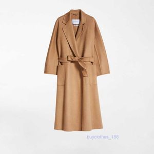 Cappotto di lusso Cashmere cappotto cappotto da donna con miscela di lana femmina maxmaras ludmilla cameriera cappotto in cashmere