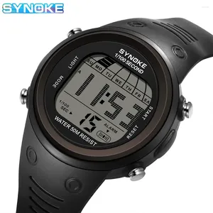 Zegarwnerzy Mężczyźni Sport Digital Watch 50m Waterproof Watches Student Watches Idealne do sportu na świeżym powietrzu i codziennego użytku