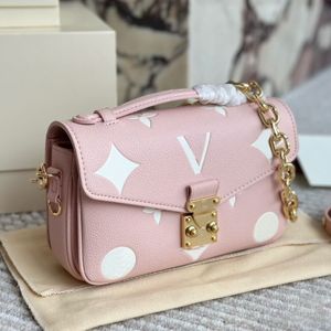 24SS Women Metis Shoule Bags Diagonal Crossbody Bag For Ladies Luxury Designer Ice Cream Pink Handbag Card Holder Outdoor Travel Walle Kxrn