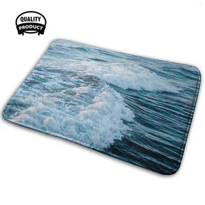 Tapetes ondas oceânicas - capa de telefone adesivo 3d bens domésticos tapete de tapete almofada de tapete natureza viagens paisagem