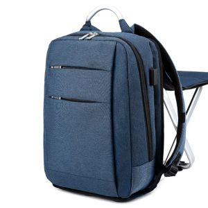 Bags Outdoor Camping Backpack Functional Stool Bags Foldable Business Backpack Student Schoolbag