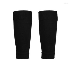 Calzini calzini sportivi più elasticità Soccer Shin Men Guards Adts Leg Kids ER Calf Sport Sport Football Calcio che calcia la protezione della palla