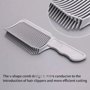 Yeni 2024 Profesyonel Berber Fade Tomberi Kuaförlük Aksesuarı Saç Modelleri Karıştırma için Erkekler Konik Saç Kesimleri için Isıya Dayanıklı Fırça