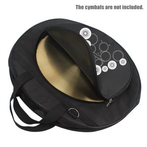 Bags Cymbal Bag Backpack for 21 inch Cymbal Three Pockets with Removable Divider Shoulder Strap