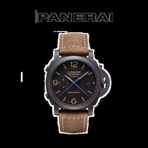 Panerai Watch Luminor Mens Watches Luminor Populära flera alternativ tillgängliga 44 mm diameter PAI Second Hand PAM00580Ceramic Black Precision Steel Be Be