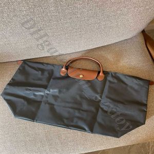 Dumpling Travel Bag designer bags for women clearance Large Capacity Nylon Waterproof Longjia Handbag Cowhide Luggage Fitness for Men Lightweight and Women tote
