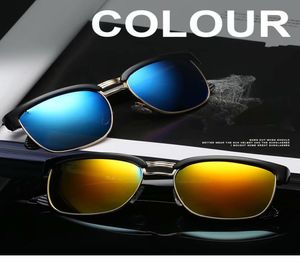 Neue 2018 Mode-Sonnenbrille Frauen-Männer Marke Designer Sonnenbrille für Damen Retro UV400 Anti-reflektierende Frau 8095035