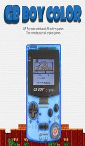 GB Boy Colour Color Portable Game Console 27quot 32 Bit Handheld Game Console With Backlit 66 Builtin Games Support Standard C46025341059