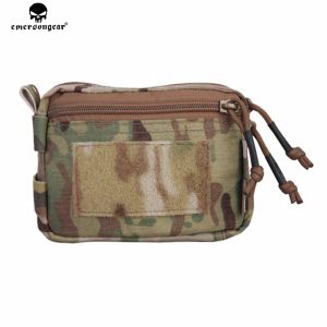 Bags Emersongear Tactical Pouch Edc Plugin Debris Waist Bag Molle Utility Tool Bags Pocket Cycling Hunting Sports Airsoft Shooting