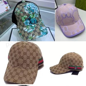 Baseball Cap Designer Block die Sonne Gu Hat Hats für Männer stilvolle und gutaussehende Hüte Designer Frauen Luxus Jumbo Gorras Fraise Snake Tiger Biene Sonne Hats einstellbar