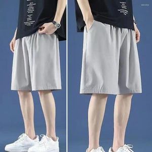 Herrenshorts leichte Männer atmungsaktiv schnell, trockener, gelegentlich mit elastischer Kordelzug Taille Länge Sport für Teenager