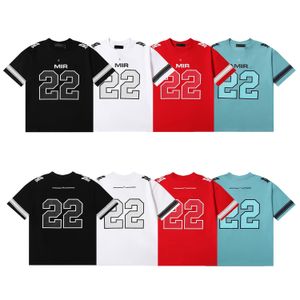 2024ファッションTシャツヘルスターメンズアンドウィメンズデザイナーコットントップTシャツメンズSカジュアルシャツラグジュアリー衣料品服TシャツS-XL