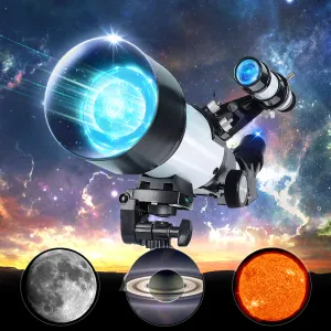 Telescopes 150x Hd Zoom 500000m Professional Astronomical Telescope Monocular Long Range Binoculars Powerful Night Vision for Star Camping