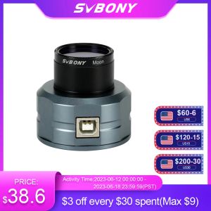 Telescopes Svbony Astronomy Planetary Camera 1.25'' Cmos Telescope Camera Digital Eyepiece Usb 2.0 for Beginner Planetary Photography Sv105