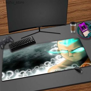 Mouse Pads Wrist Rests Avatar den sista Airbender Mouse Pad Stora PC -spelare Accessories Gaming Mousepad Keyboard Mouse Mats Computers Mat Desk Anime XXL Y240419