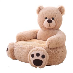 50cm Teddy Bear Soft Kids Animal Shape Seats Chair Children Panda Unicorn Plush Sit Baby Sofa