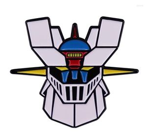 Brosches Japan Anime Mazinger Z ENAMEL PIN BROOCH BADGE Devilz Souvenir Men Armor Universal Jewelry Backpack Decoration6103082