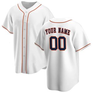 Customized Houston Baseball Trikots Amerika Game Baseball-Trikot personalisiert Ihren Namen eine beliebige Nummer alle genähten uns Größe XS-6XL 240412