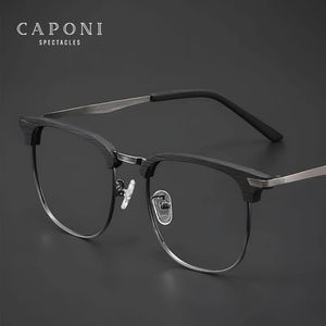 Капони 2024 Ацетатные очки рама для мужчин Square Fashion Vintage Eyeglasses Оригинальные дизайнер брендов Spectacles J3543 240411