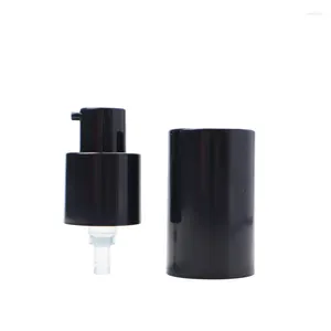 Lagringsflaskor kosmetisk vit svart lotion grädde behandling pump för hudvård eterisk oljeglasflaska reser parfym spray cap