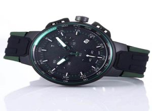 Bütün tbike t111 t Bike Black LaBrion Teams Özel Baskı Kronograf Kuvars Dağıtım Kelesi Erkekler Hollwatches Mens WA1447493