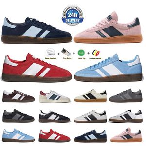 2024 Designer Sapatos casuais Originals Handebol Spezial Menino Menino Treinadores Jogging Walking Sneakers Plataform Sapato 36-45